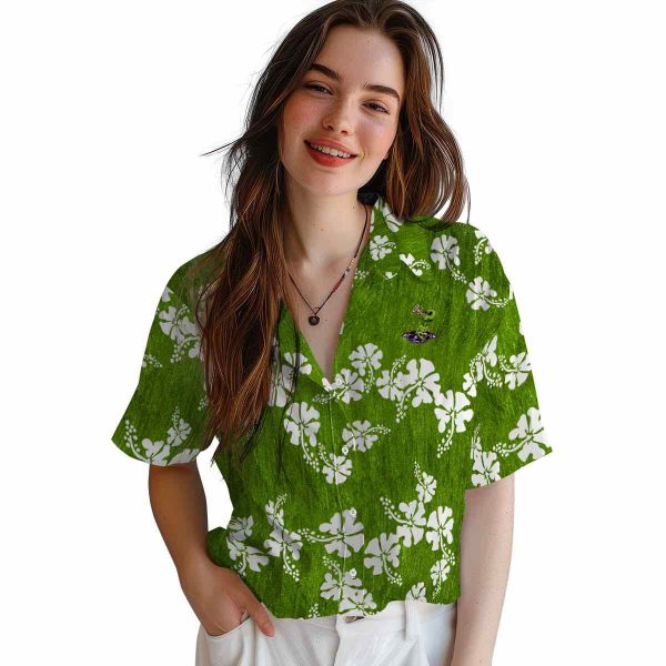 Alien Hibiscus Clusters Hawaiian Shirt Trendy