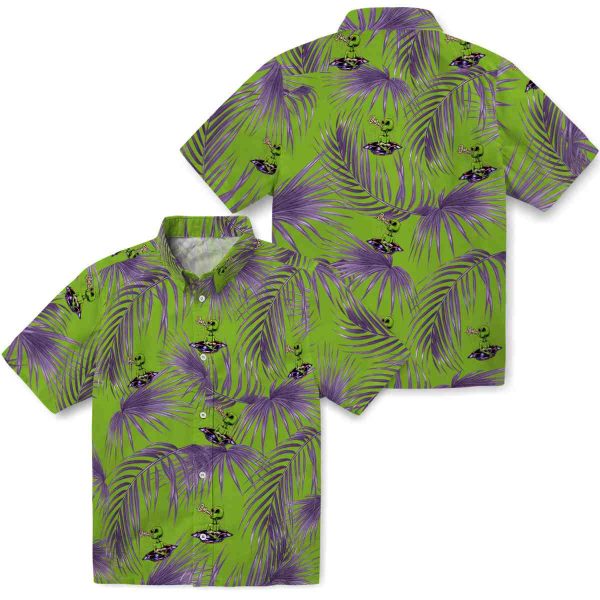 Alien Leafy Palms Hawaiian Shirt Latest Model