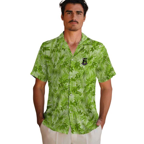 Alien Leafy Pattern Hawaiian Shirt High quality