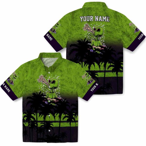 Alien Sunset Pattern Hawaiian Shirt Latest Model