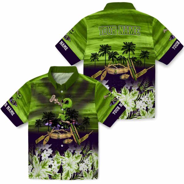 Alien Tropical Canoe Hawaiian Shirt Latest Model