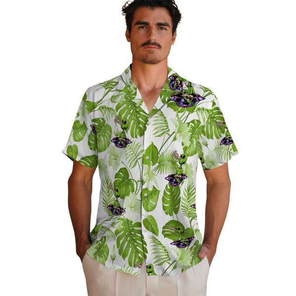 Alien Tropical Plants Hawaiian Shirt High quality