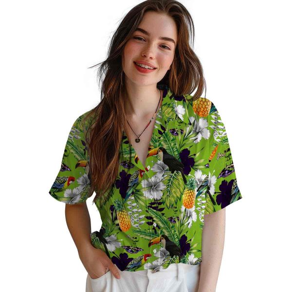 Alien Tropical Toucan Hawaiian Shirt Trendy