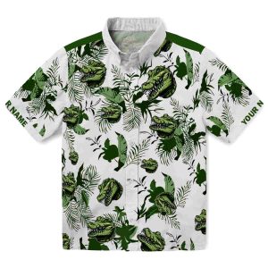 Alligator Botanical Theme Hawaiian Shirt Best selling