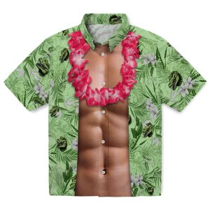 Alligator Chest Illusion Hawaiian Shirt Best selling