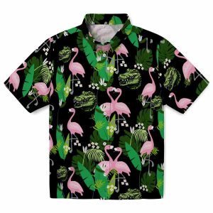 Alligator Flamingo Foliage Hawaiian Shirt Best selling
