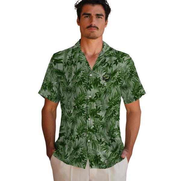 Alligator Leafy Pattern Hawaiian Shirt High quality