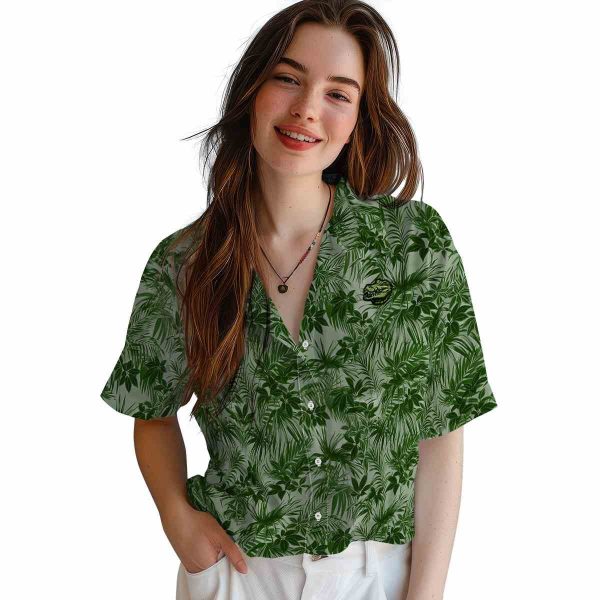 Alligator Leafy Pattern Hawaiian Shirt Trendy