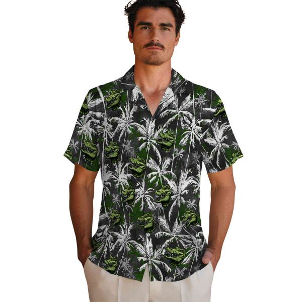 Alligator Palm Pattern Hawaiian Shirt High quality