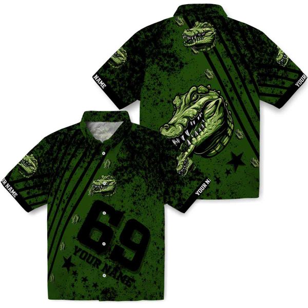 Alligator Star Stripes Hawaiian Shirt Latest Model