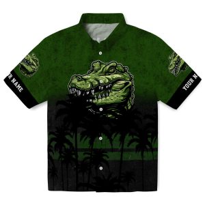 Alligator Sunset Pattern Hawaiian Shirt Best selling