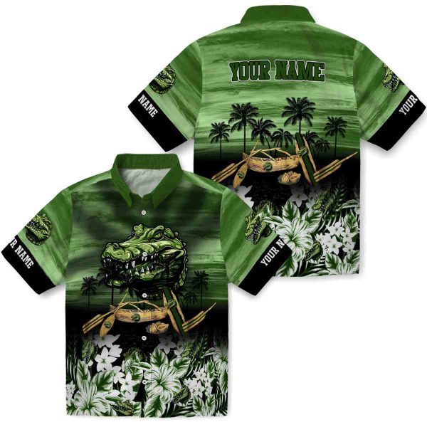 Alligator Tropical Canoe Hawaiian Shirt Latest Model