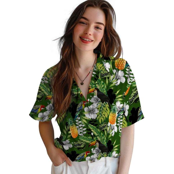 Alligator Tropical Toucan Hawaiian Shirt Trendy