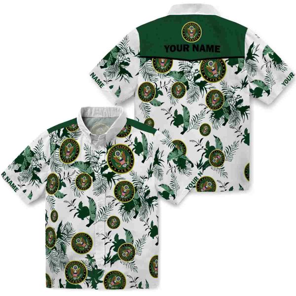 Army Botanical Theme Hawaiian Shirt Latest Model