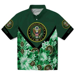 Army Floral Chevron Hawaiian Shirt Best selling