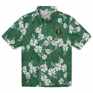 Army Hibiscus Clusters Hawaiian Shirt Best selling
