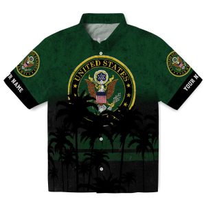 Army Sunset Pattern Hawaiian Shirt Best selling