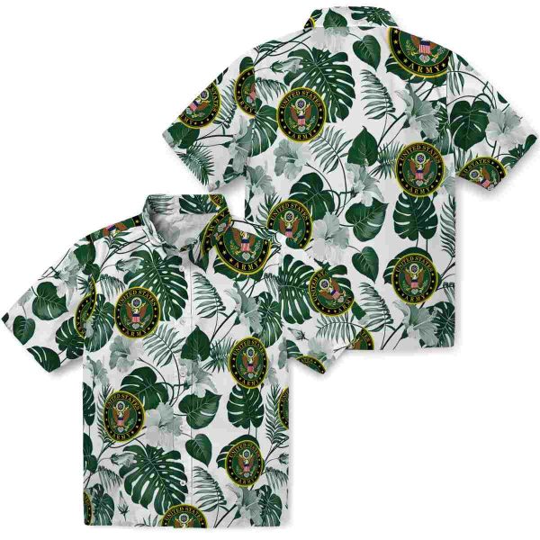 Army Tropical Plants Hawaiian Shirt Latest Model