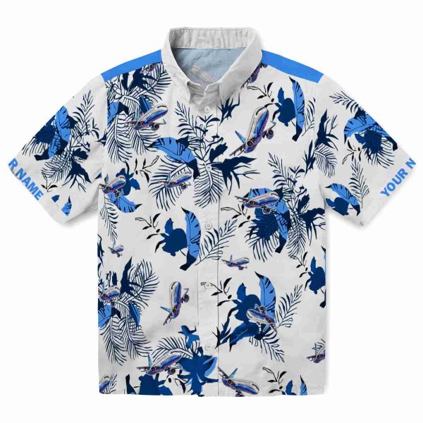 Aviation Botanical Theme Hawaiian Shirt Best selling