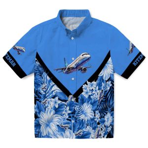 Aviation Floral Chevron Hawaiian Shirt Best selling