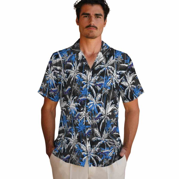 Aviation Palm Pattern Hawaiian Shirt High quality