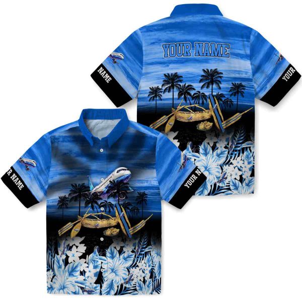 Aviation Tropical Canoe Hawaiian Shirt Latest Model