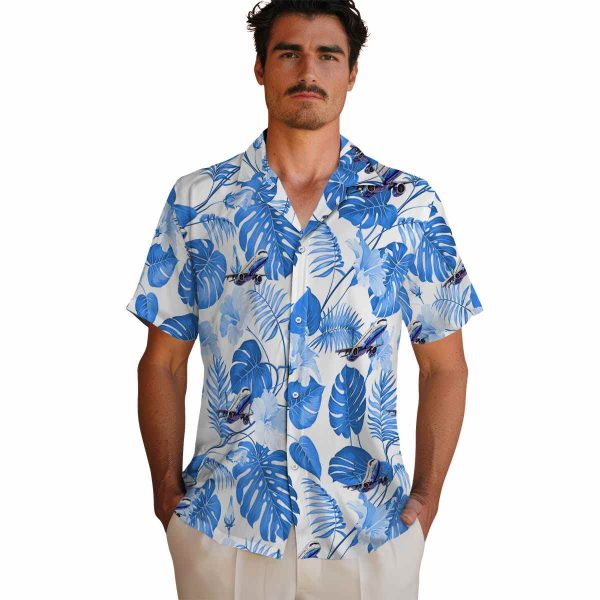 Aviation Tropical Plants Hawaiian Shirt High quality