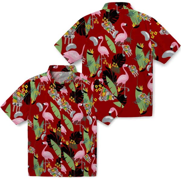 BBQ Flamingo Leaves Hawaiian Shirt Latest Model