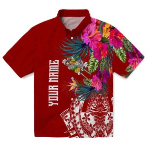 BBQ Floral Polynesian Hawaiian Shirt Best selling