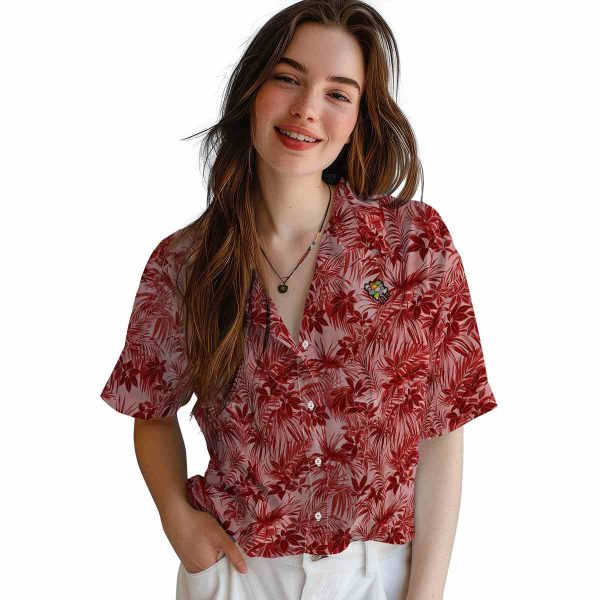 BBQ Leafy Pattern Hawaiian Shirt Trendy