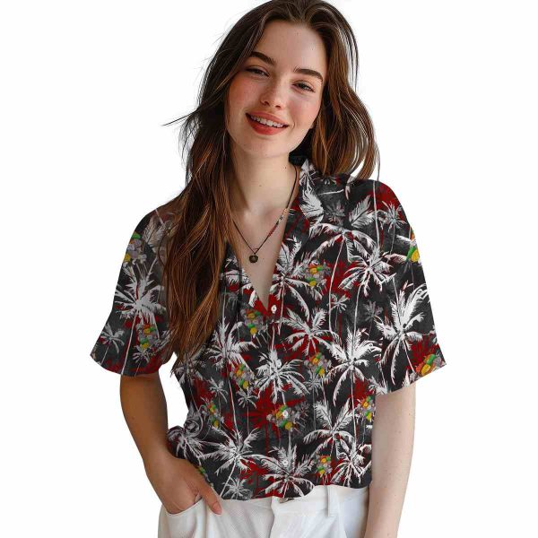 BBQ Palm Pattern Hawaiian Shirt Trendy