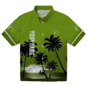 Bamboo Beach Sunset Hawaiian Shirt Best selling