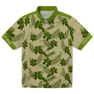 Bamboo Botanical Print Hawaiian Shirt Best selling