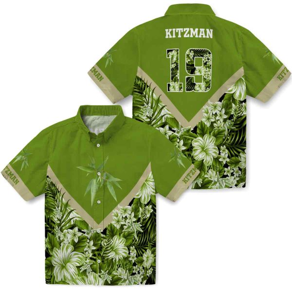 Bamboo Floral Chevron Hawaiian Shirt Latest Model