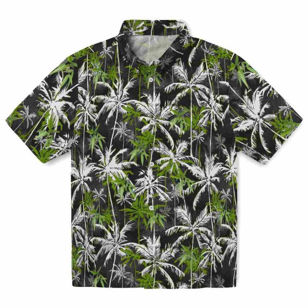 Bamboo Palm Pattern Hawaiian Shirt Best selling