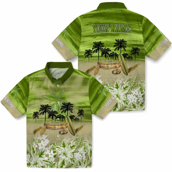 Bamboo Tropical Canoe Hawaiian Shirt Latest Model