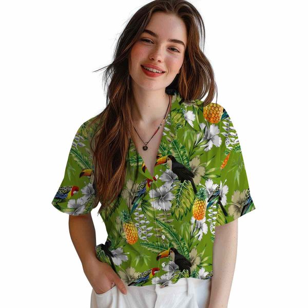 Bamboo Tropical Toucan Hawaiian Shirt Trendy