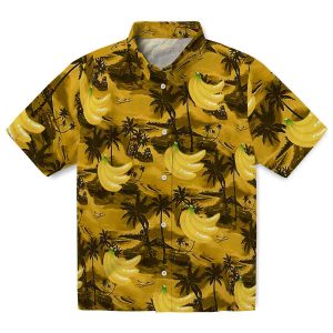 Banana Coastal Palms Hawaiian Shirt Best selling