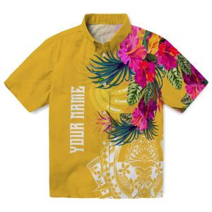 Banana Floral Polynesian Hawaiian Shirt Best selling