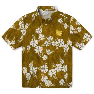 Banana Hibiscus Clusters Hawaiian Shirt Best selling