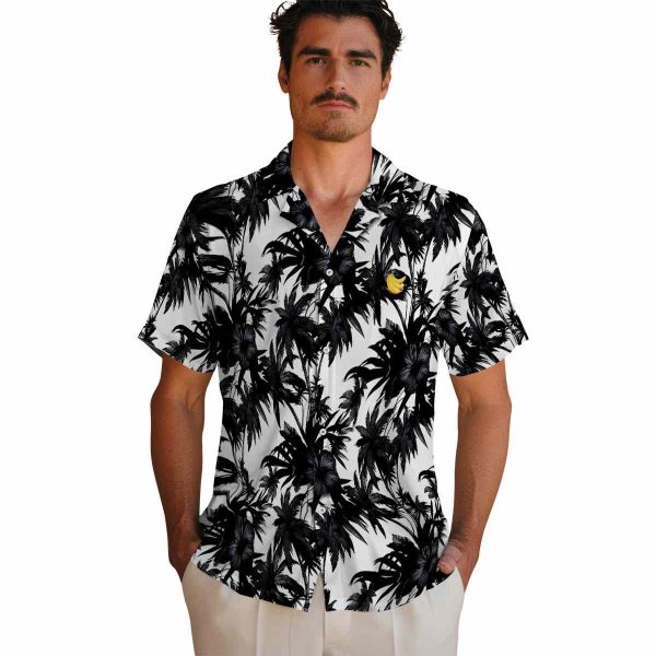 Banana Palm Motifs Hawaiian Shirt High quality