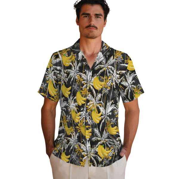 Banana Palm Pattern Hawaiian Shirt High quality