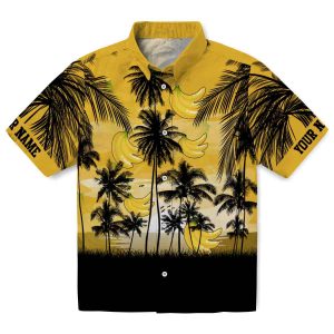 Banana Sunset Scene Hawaiian Shirt Best selling