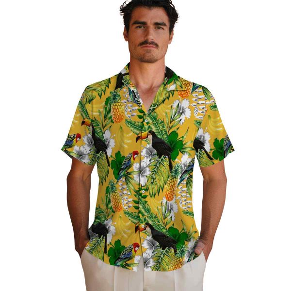 Banana Tropical Toucan Hawaiian Shirt High quality