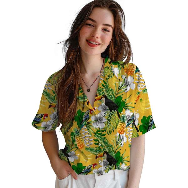 Banana Tropical Toucan Hawaiian Shirt Trendy