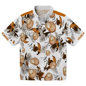 Baseball Botanical Theme Hawaiian Shirt Best selling
