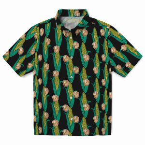 Baseball Corn Motifs Hawaiian Shirt Best selling