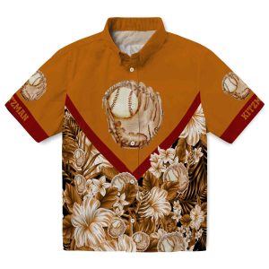 Baseball Floral Chevron Hawaiian Shirt Best selling