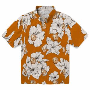 Baseball Hibiscus Blooms Hawaiian Shirt Best selling