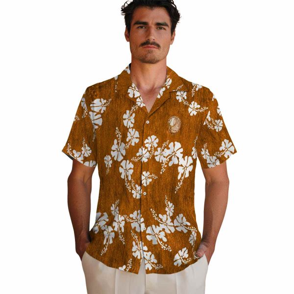 Baseball Hibiscus Clusters Hawaiian Shirt High quality